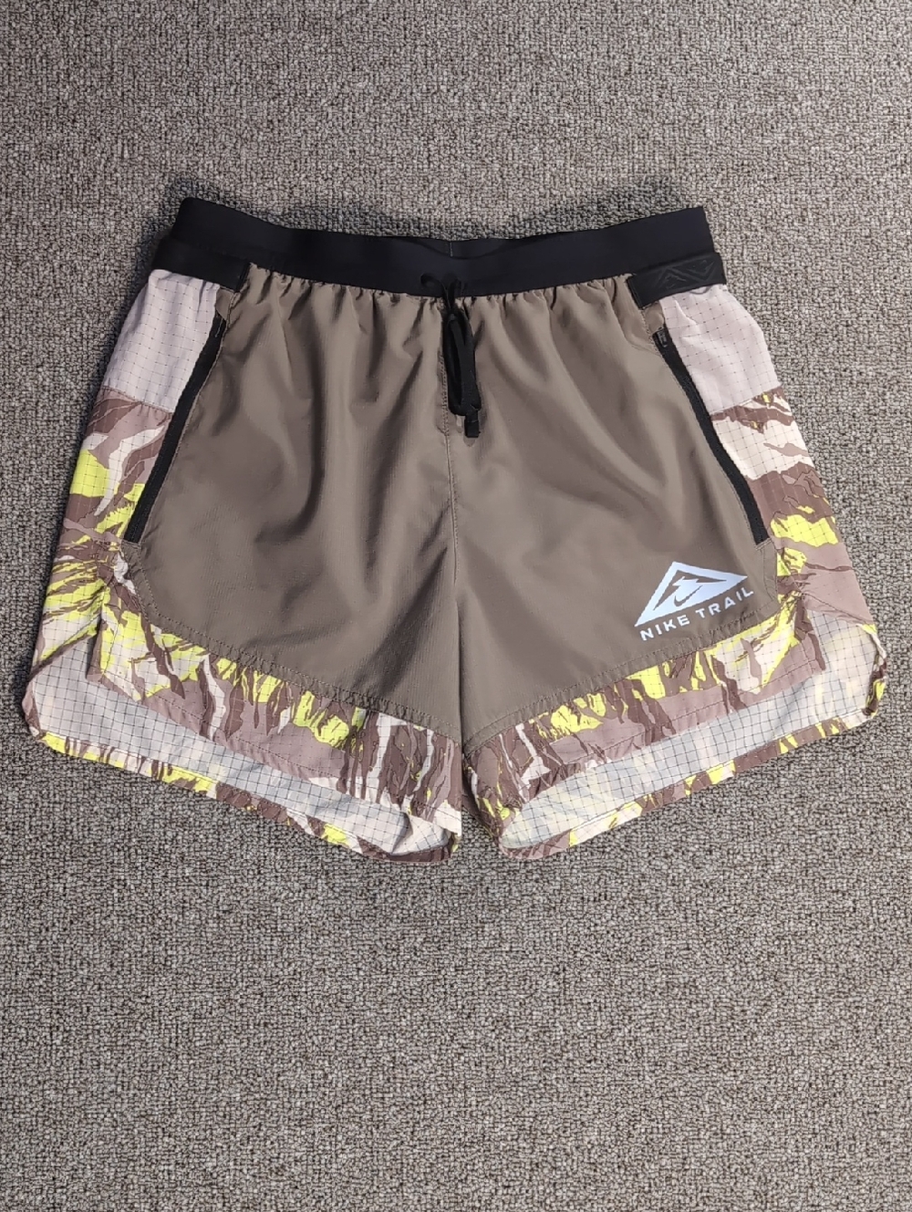 Nike Trail Dri-FIT Flex Stride 5" Brief-Lined Shorts Camo Trail Running Size S - Picture 4 of 13